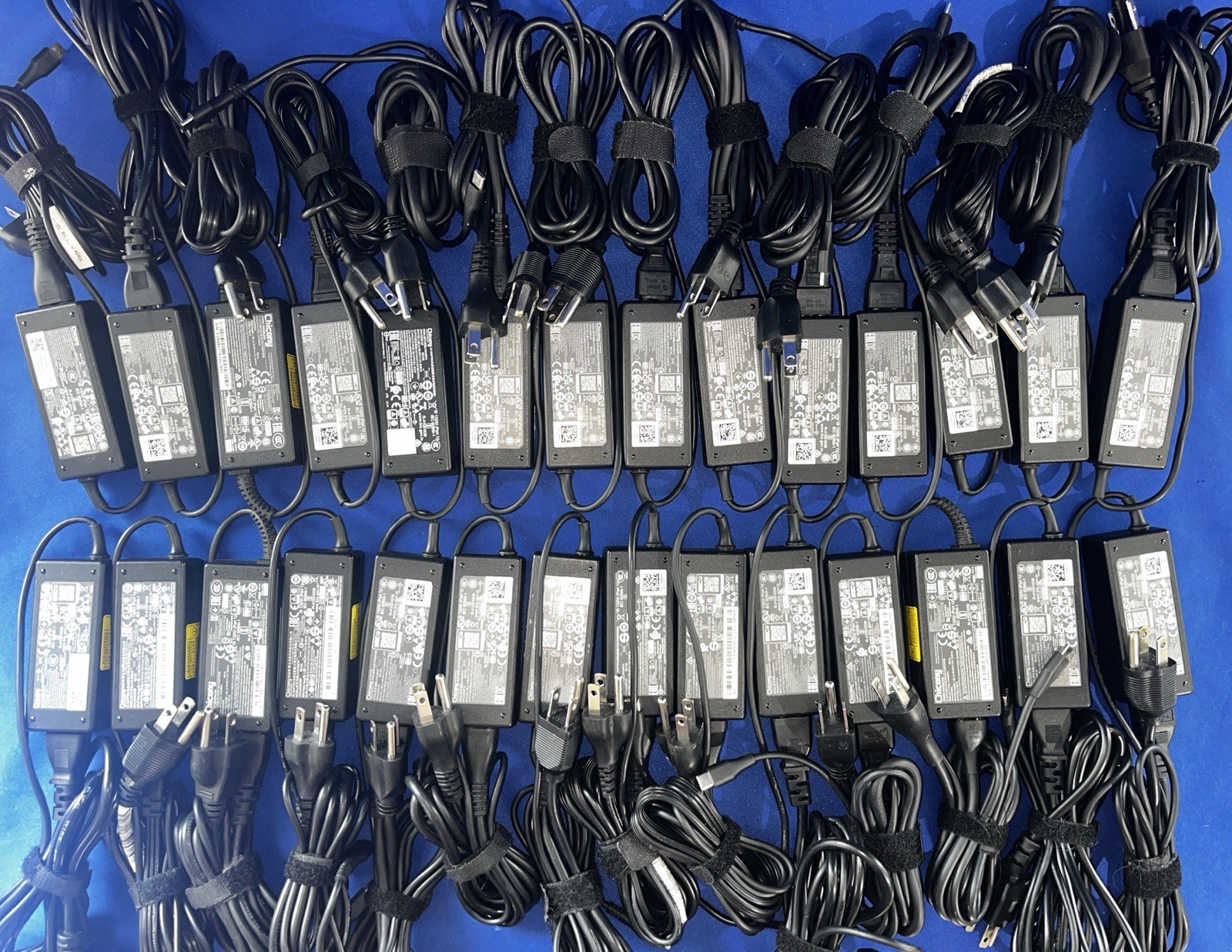 Chicony 45W USB-C Type C AC Power Adapter Laptop Charger - Lot of 28 - Tested
