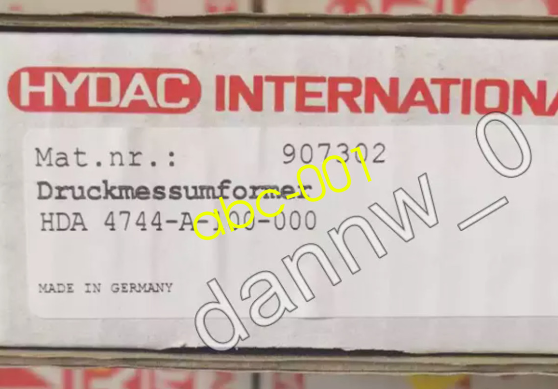 1pcs NEW HYDAC pressure sensor HDA 4744-A-100-000