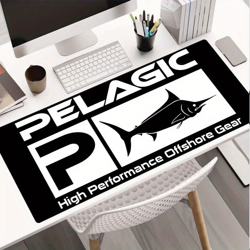 1pc Retro Printed Mouse Pad Pelagic High Performance Offshore Gear Marlin Logo