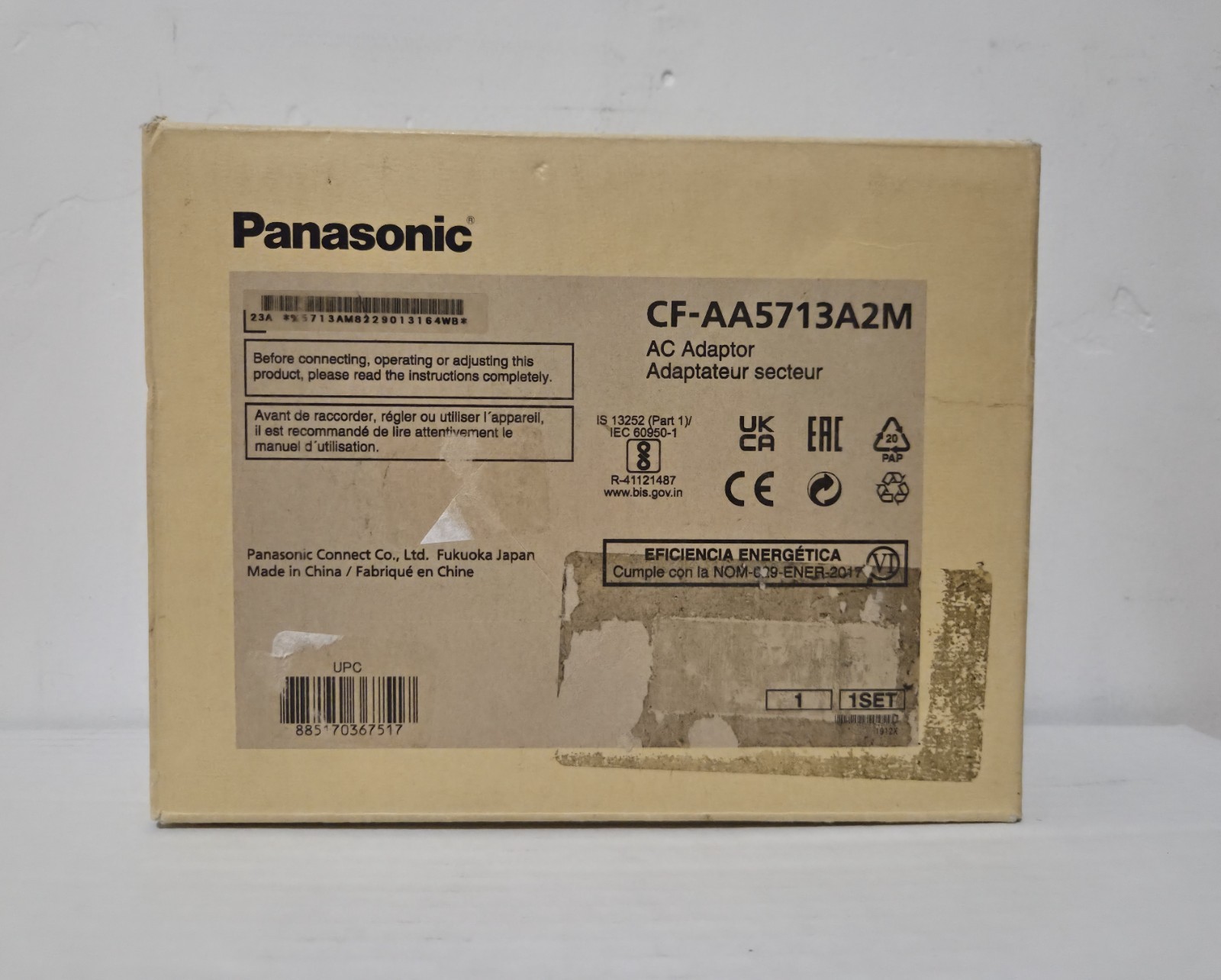 Genuine Panasonic CF-AA5713A2M AC Adaptor Original OEM - New