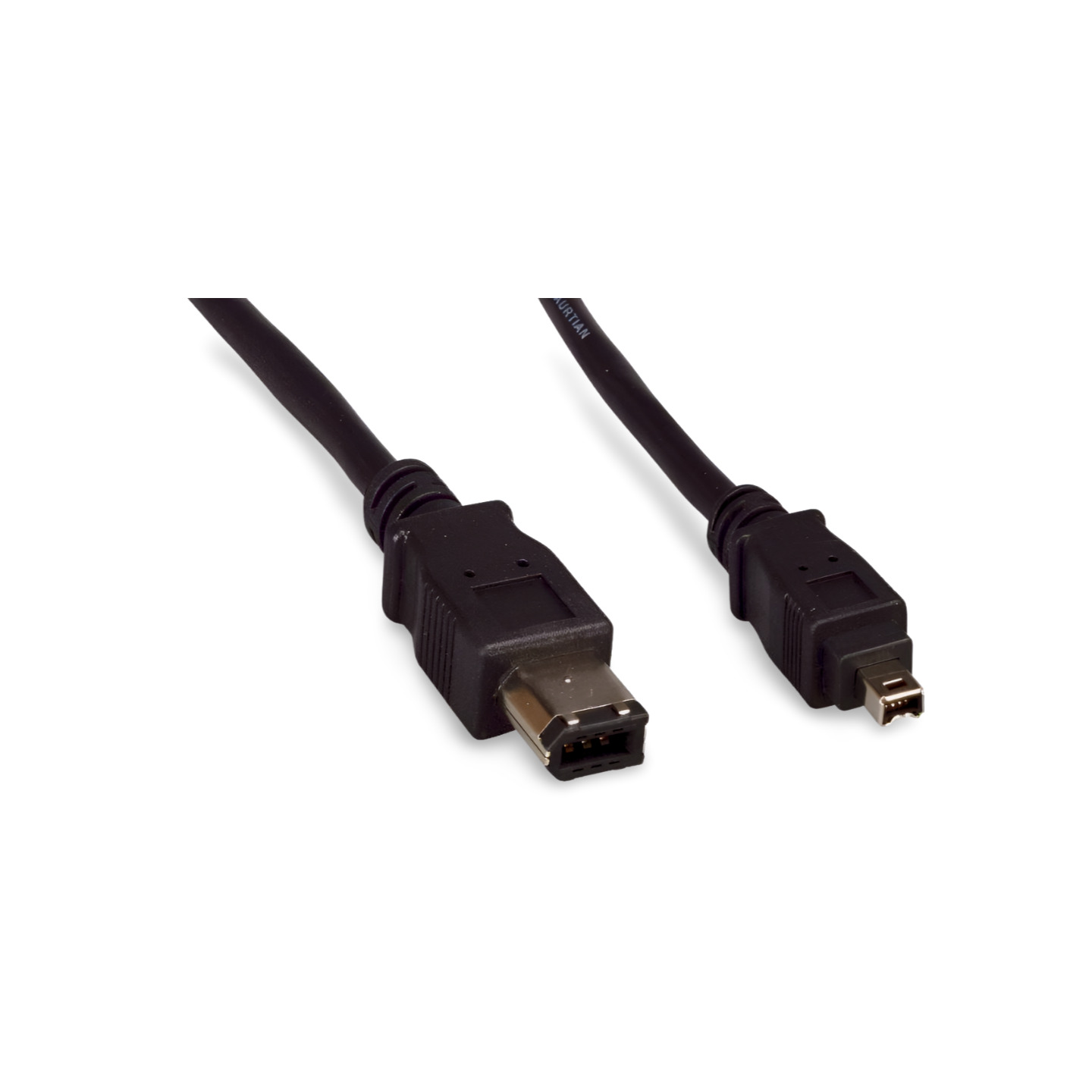 6ft Firewire Cable 6 Pin to 4 Pin with Ferrite 1394a - Grey