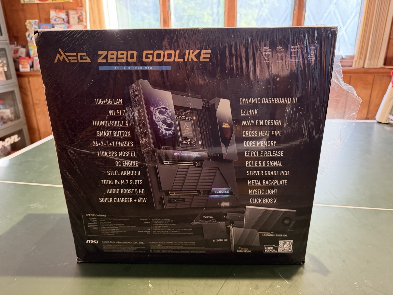 MSI MEG Z890 GODLIKE, E-ATX - Supports Intel Core Ultra Processors (Series 2),