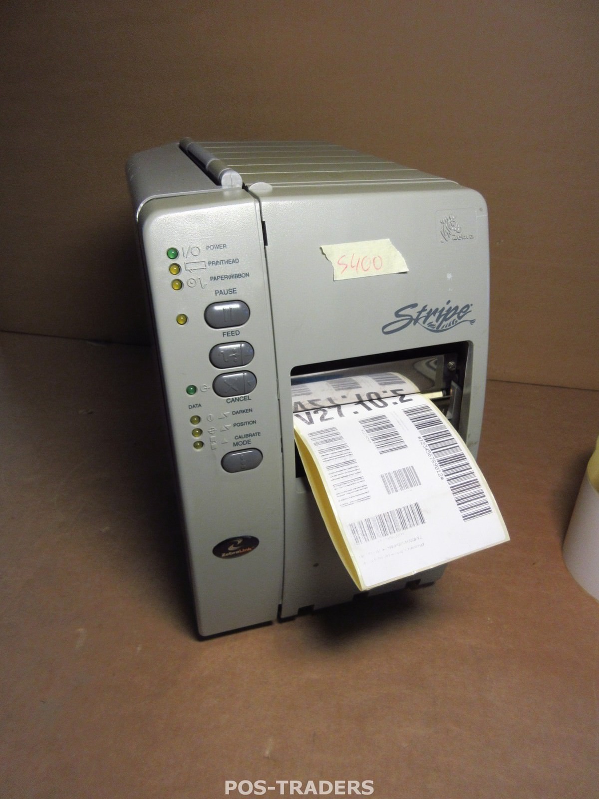 Zebra Stripe S400 DT/TT Parallel Serial Barcode Label Printer PRINTING LINES