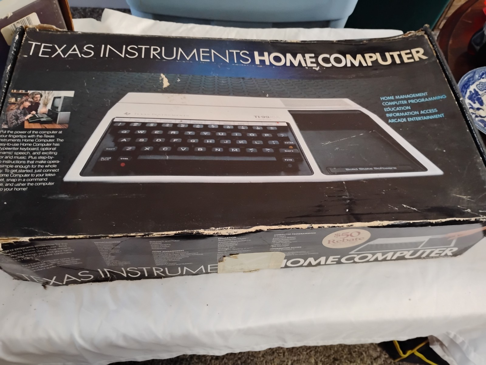 Vtg Texas Instruments TI-99/4A  Computer Completely New In Box 