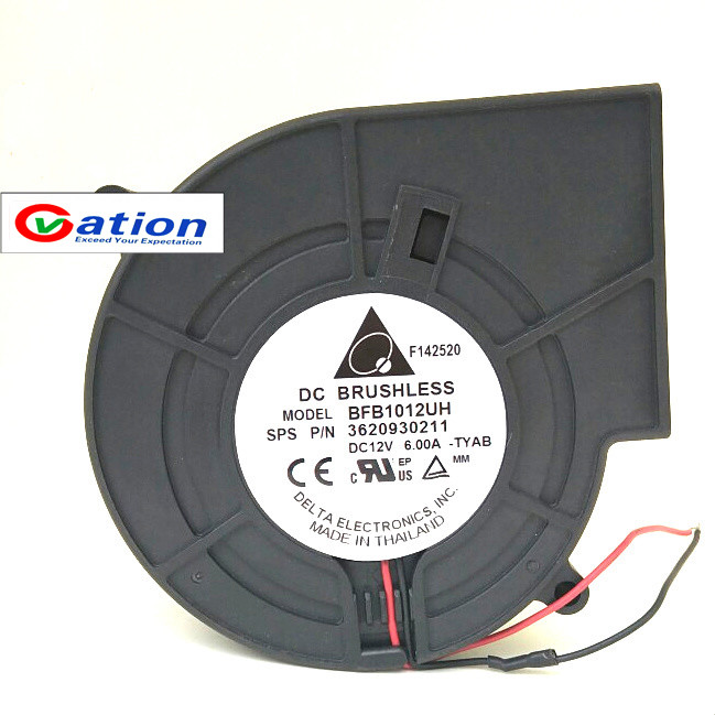 For Delta BFB1012UH 12V 6A high-power DC blower Large volume turbine cooling fan
