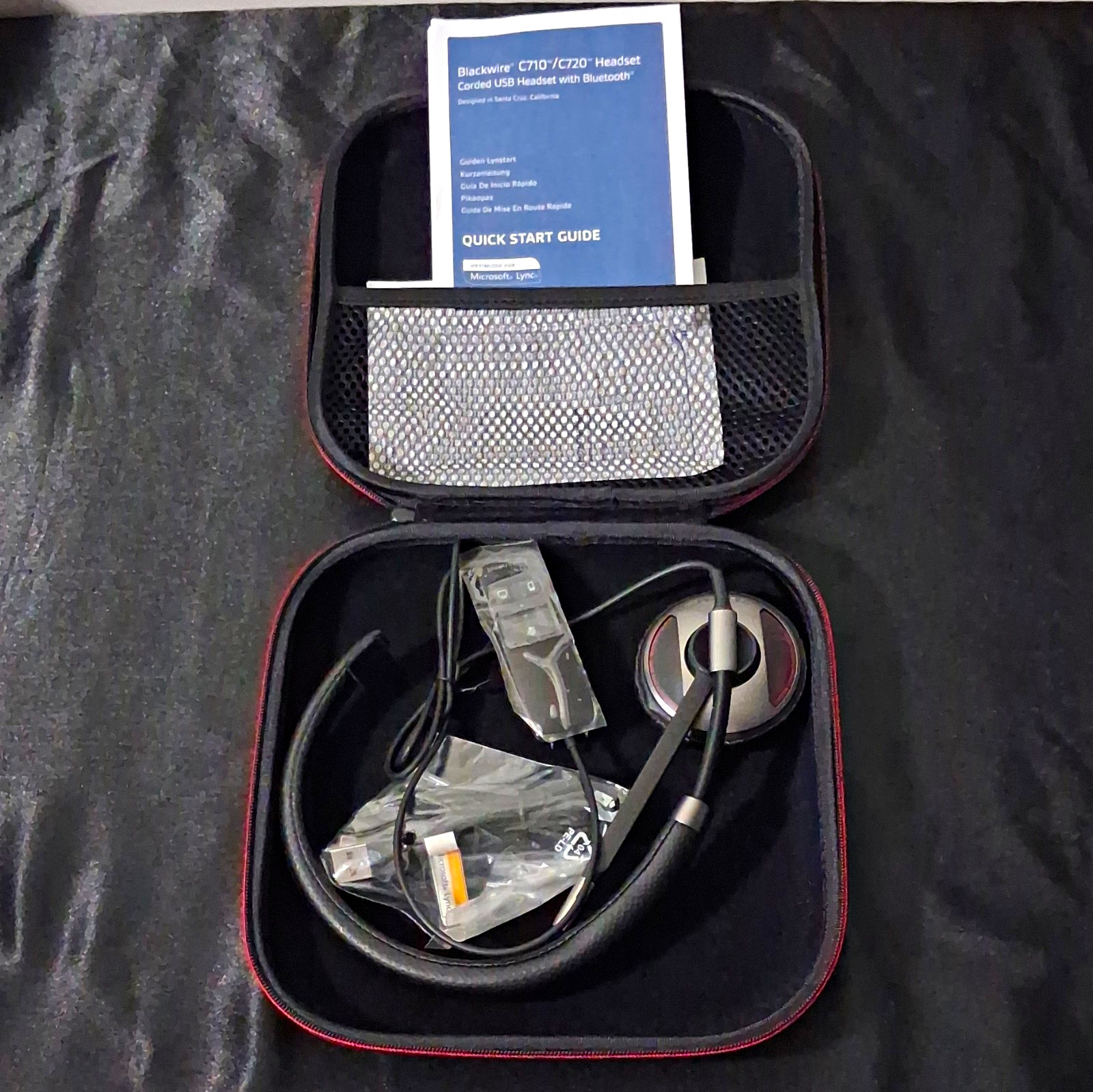 Plantronics Blackwire C710/C720 USB/Bluetooth Single-Ear Boom Headset 9ft