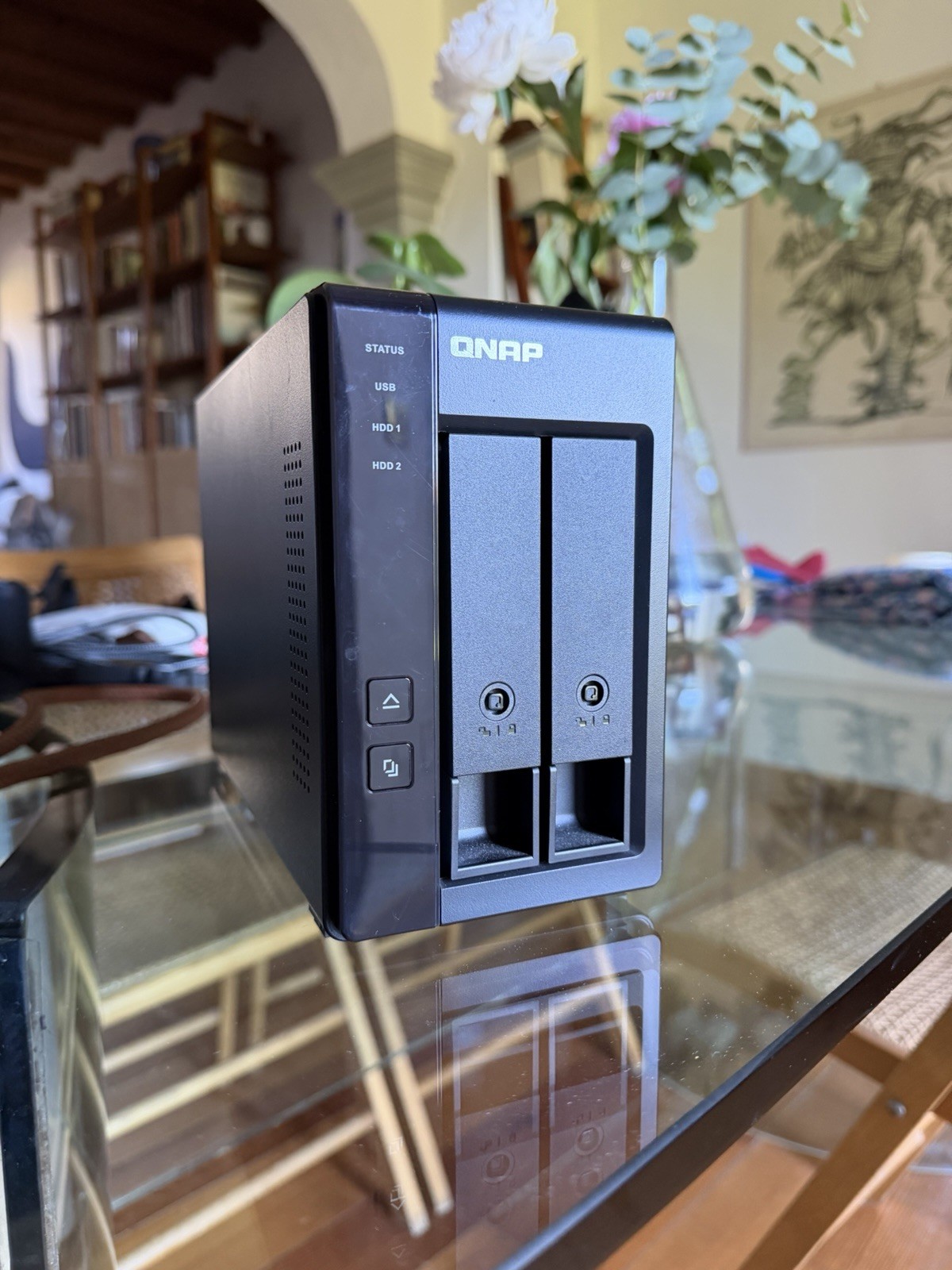 The Q-NAP Tr002 16TB USB-C External Hard Drive