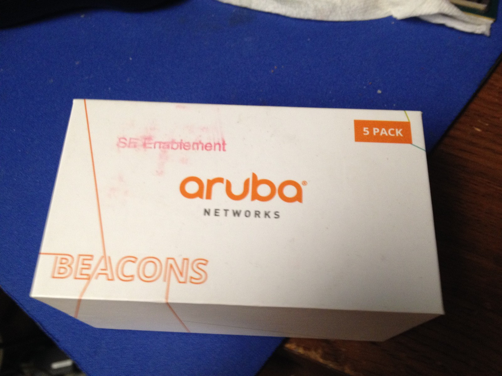 HP ARUBA  BEACON 5-PACK...LS-BT1-5 JW313A... BLUETOOTH TAG BATTERY POWERED...NEW