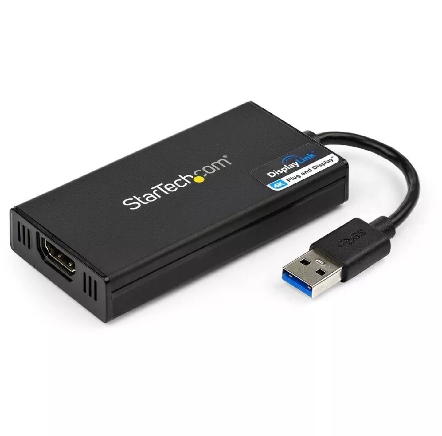 StarTech USB32HD4K USB 3.0 to HDMI Adapter, 4K 30Hz, DisplayLink Certified, USB