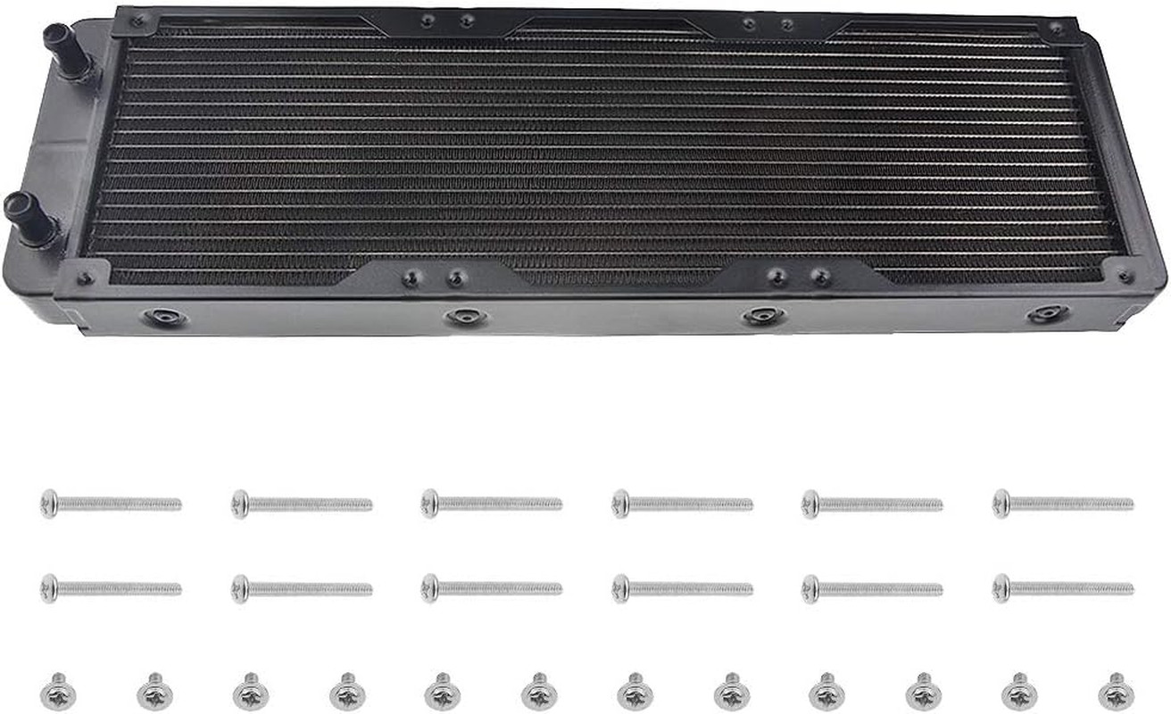 18 Pipe Aluminum Heat Exchanger Radiator for PC CPU CO2 Laser Water Cool System