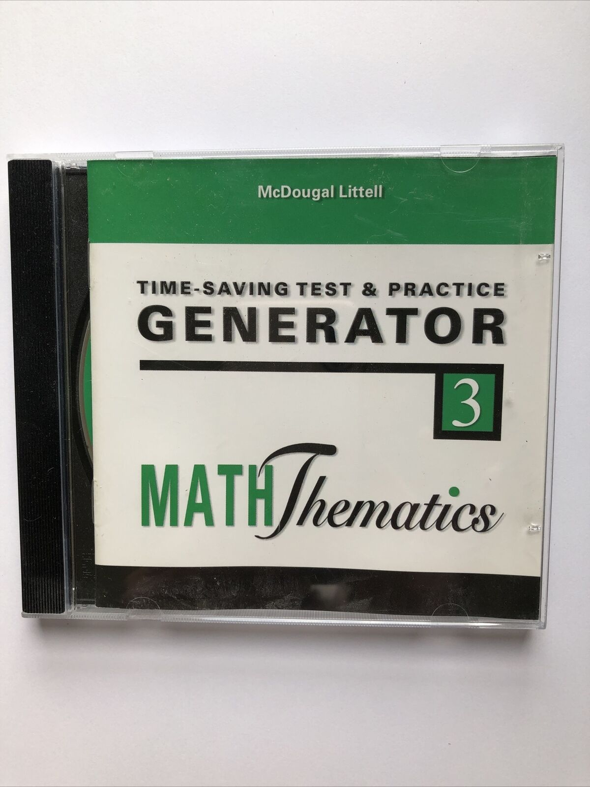 McDougal Littell Test & Practice Generator Math Thematics Book 3 CD-ROM