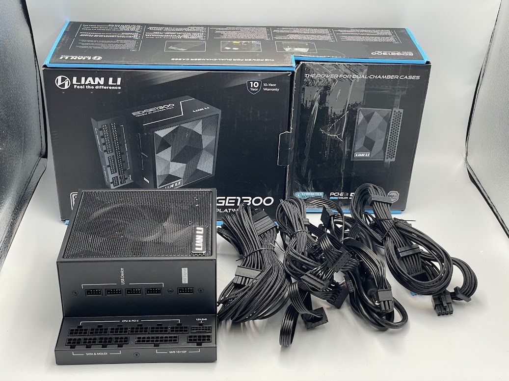 Lian Li Edge 1300 Watt 80 Plus Platinum ATX Fully Modular Power Supply - Black
