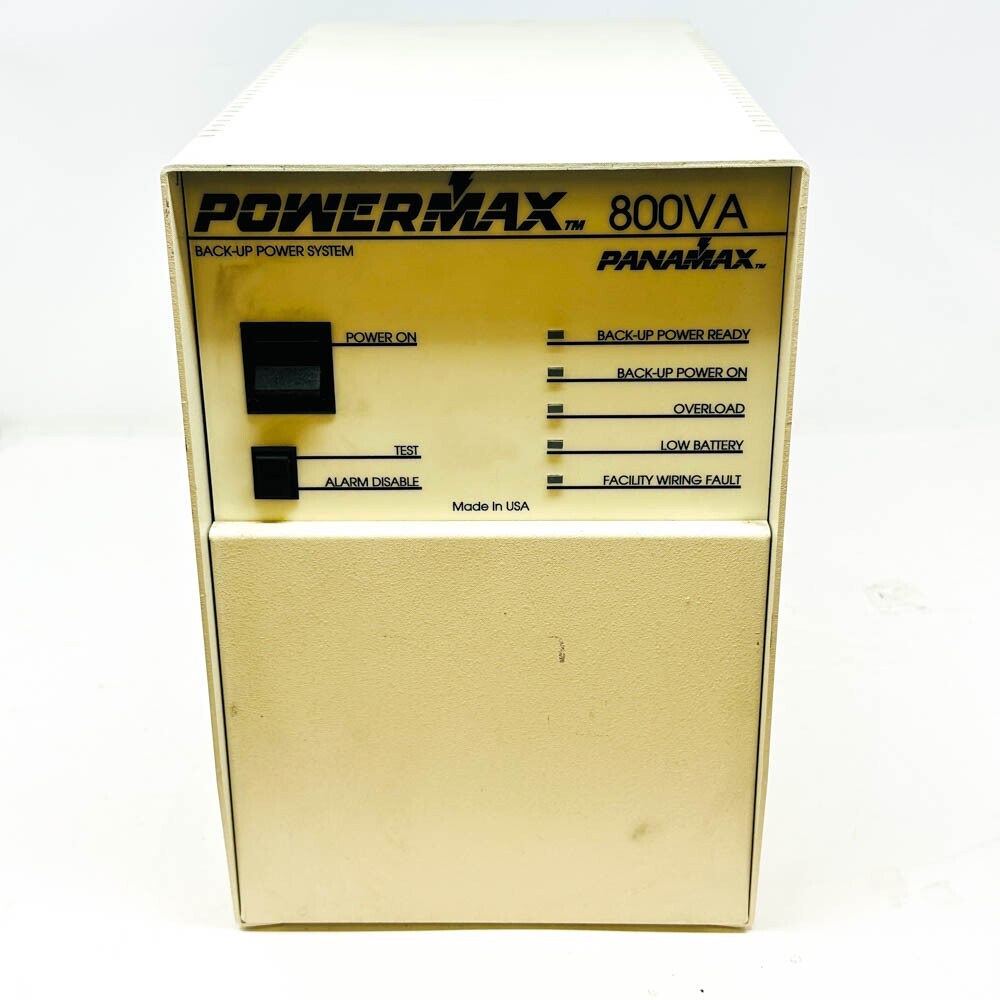 Panamax PowerMax 800VA Back-Up Power System with 6 Outlets 600W -  Made in USA