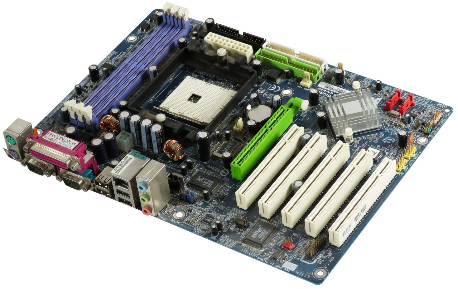 MOTHERBOARD GIGABYTE GA-K8U s.754 DDR AGP PCI ATX