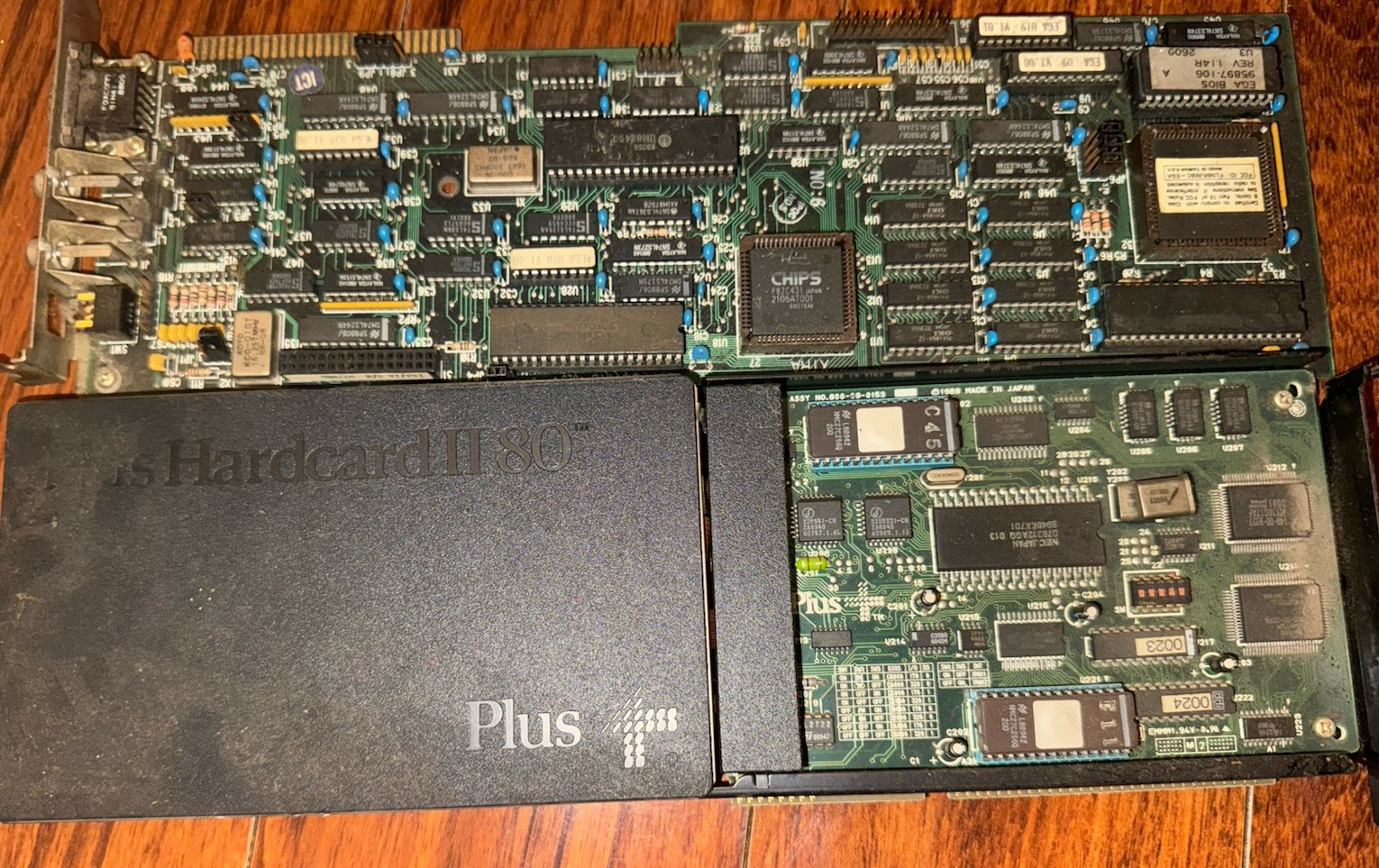 Vintage Plus Hardcard II 80MB ISA Hard Drive + Controller Card PC Parts Untested