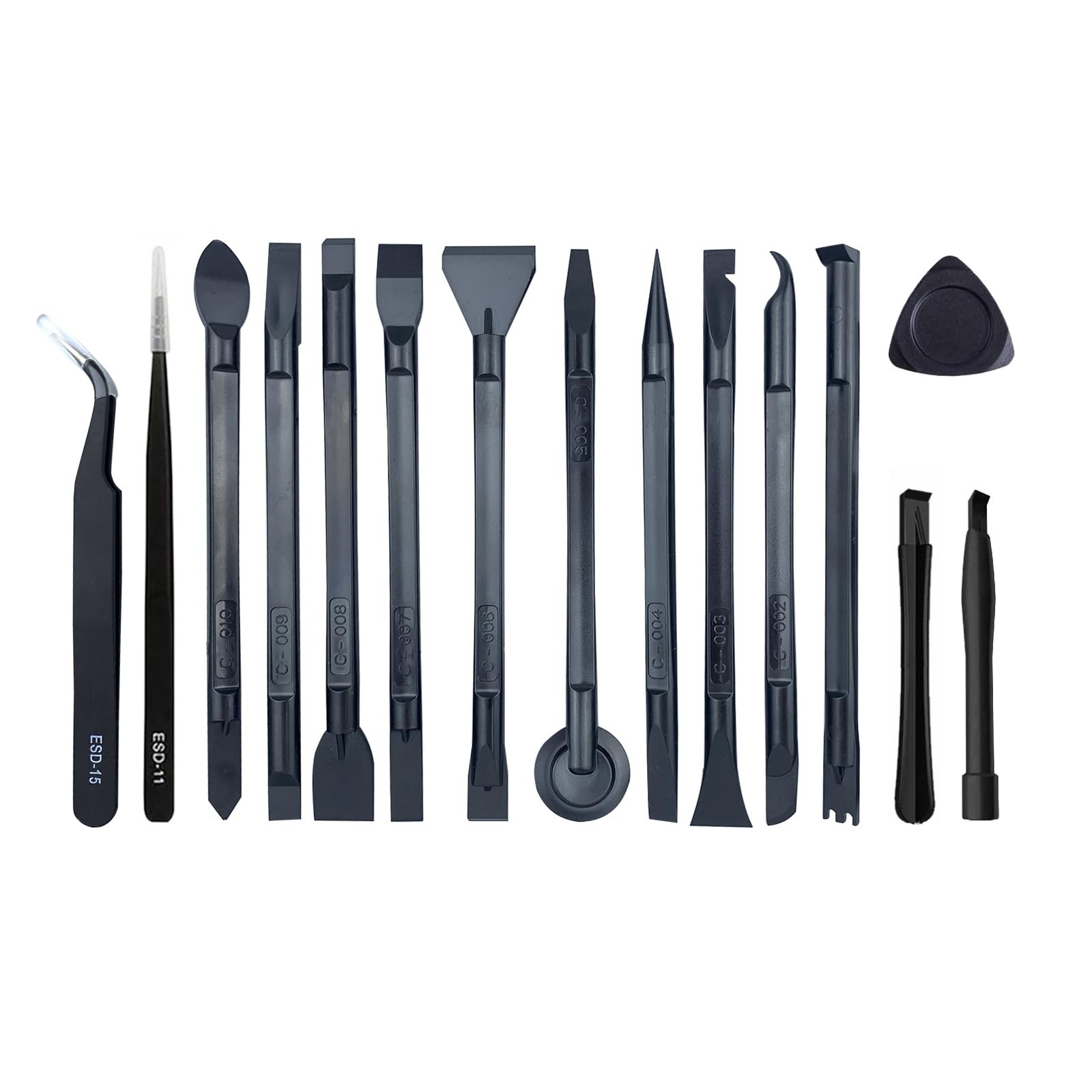 15 Pcs Antistatic Spudger Plastic Opening Pry Tool Set，Suitable for any...