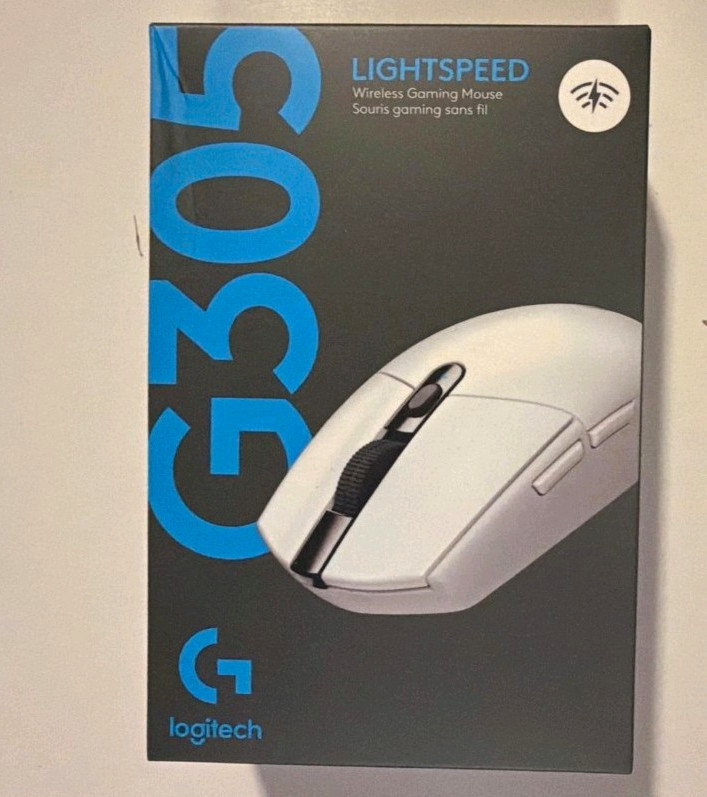 Logitech G G305 LIGHTSPEED Wireless Gaming Mouse 12000 DPI White NEW