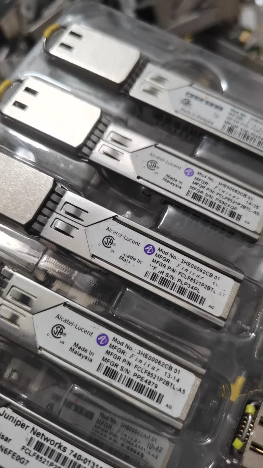 10pcs Alcatel-Lucent 3HE00062CB FCLF8521P2BTL-A5 SFP-TX Copper 100m RJ-45 Module