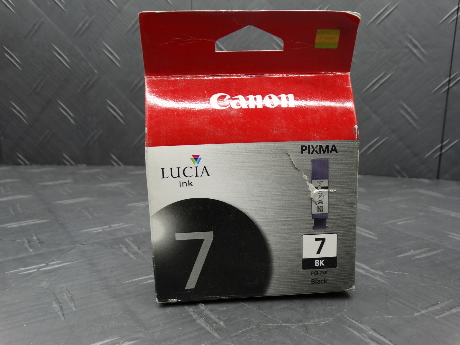 Canon Lucia Pixma Genuine PGI-7BK Black Ink Cartridge (Lot of 3)