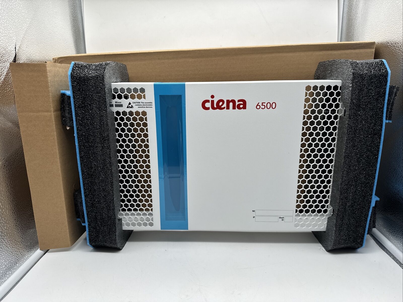 Ciena 6500 Shelf front Cover W/ Extended Depth- 7-Slot Shelf NTK509CR