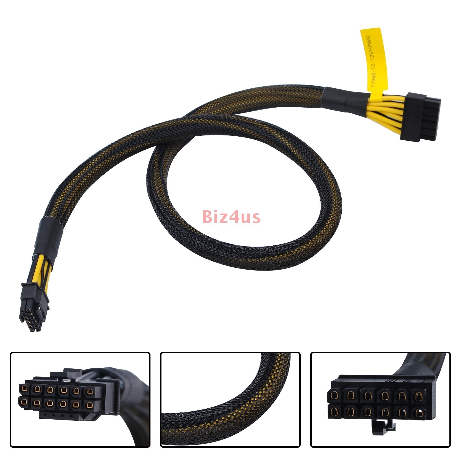 12VHPWR 12 Pin to 16 Pin Power Cable for DELL T7960 RTX 4090 4080 Founder 60cm