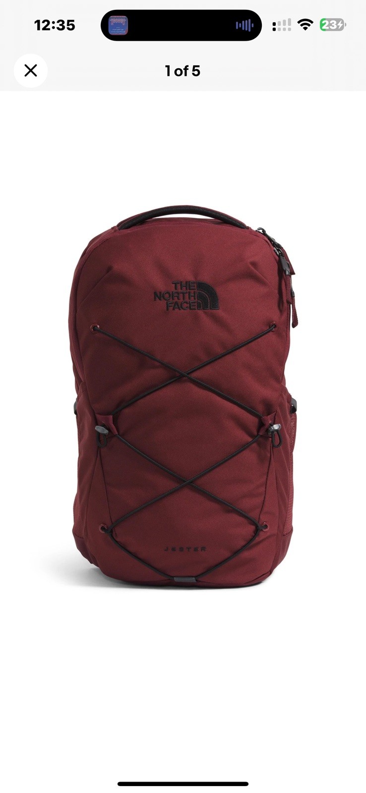The North Face Jester Everyday Laptop Backpack - One Size, Sumac/Tnf Black