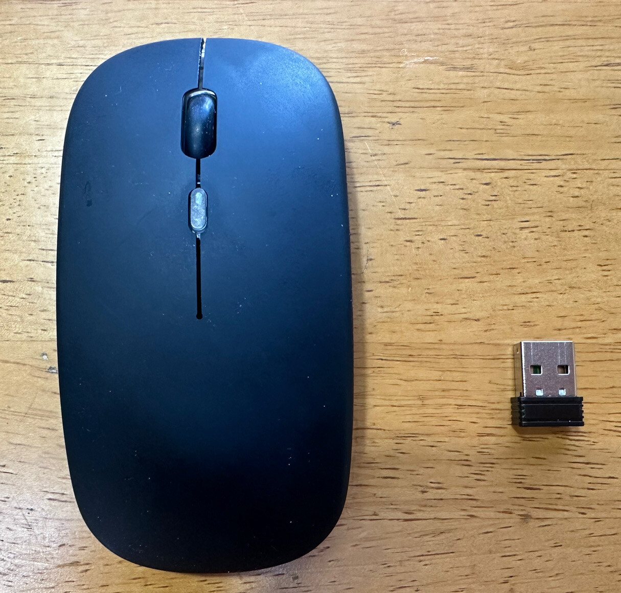 Okimo Wireless Mouse Rechargeable Slim Silent Black