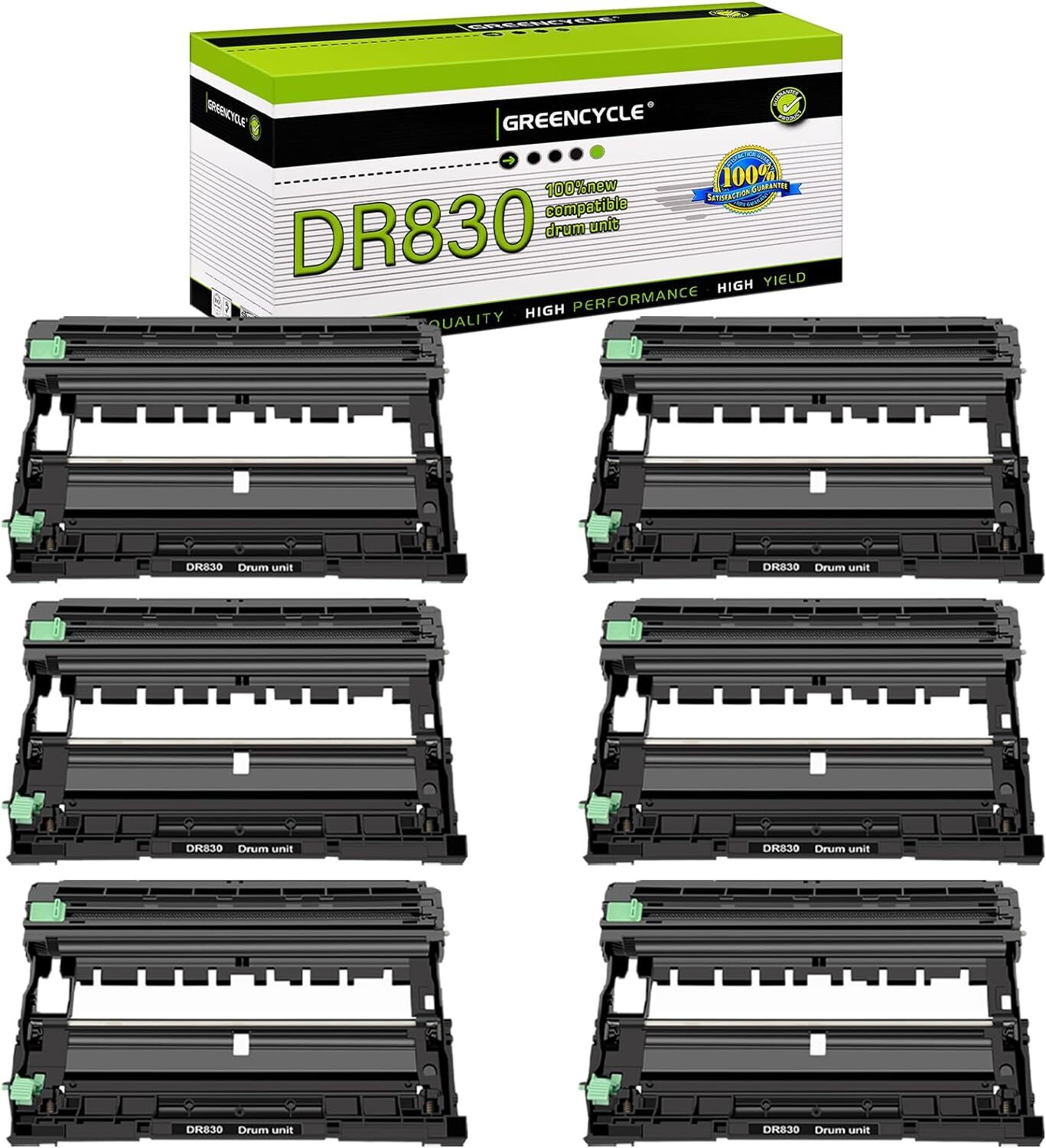 6PK DR830 Drum Unit for Brother DR-830 MFC-L2820DWXL MFC-L2807DW L2900DW Printer