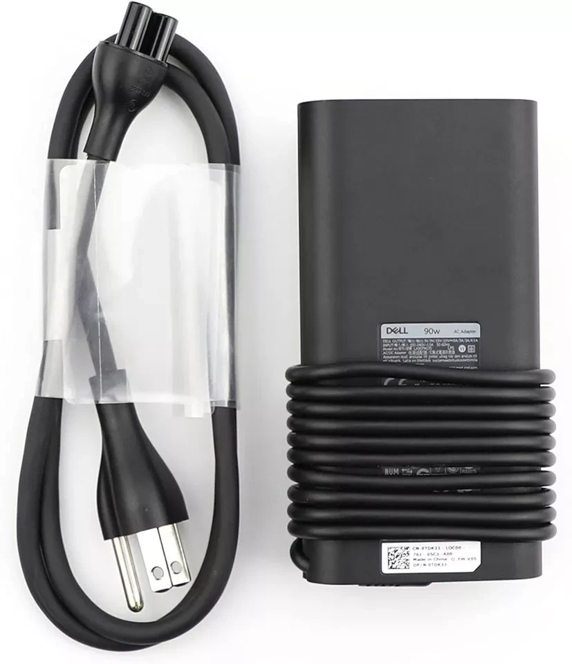 OEM Genuine 90W Dell USB-C Charger For Inspiron 7630 7640 7620 7635 LA90PM170 US