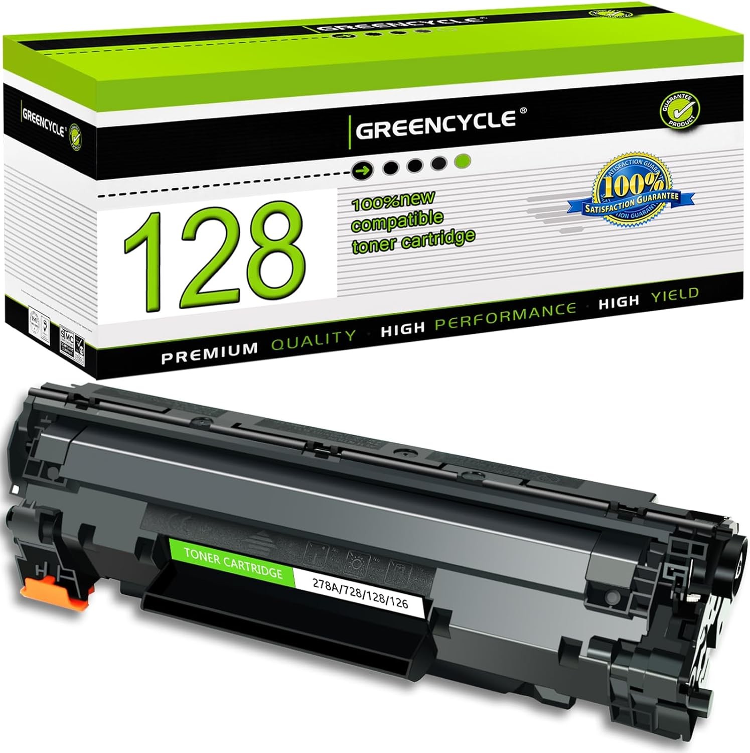 CRG128 C128 Toner Cartridge for Canon 128 ImageClass D520 D530 MF4570dw MF4580dn
