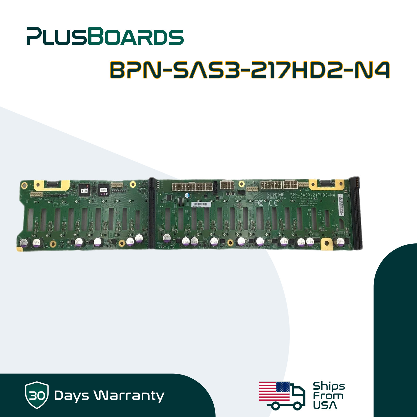 SuperMicro BPN-SAS3-217HD2-N4 2U 4 node 24Bay 2.5" SFF SAS3 NVME BackPlane