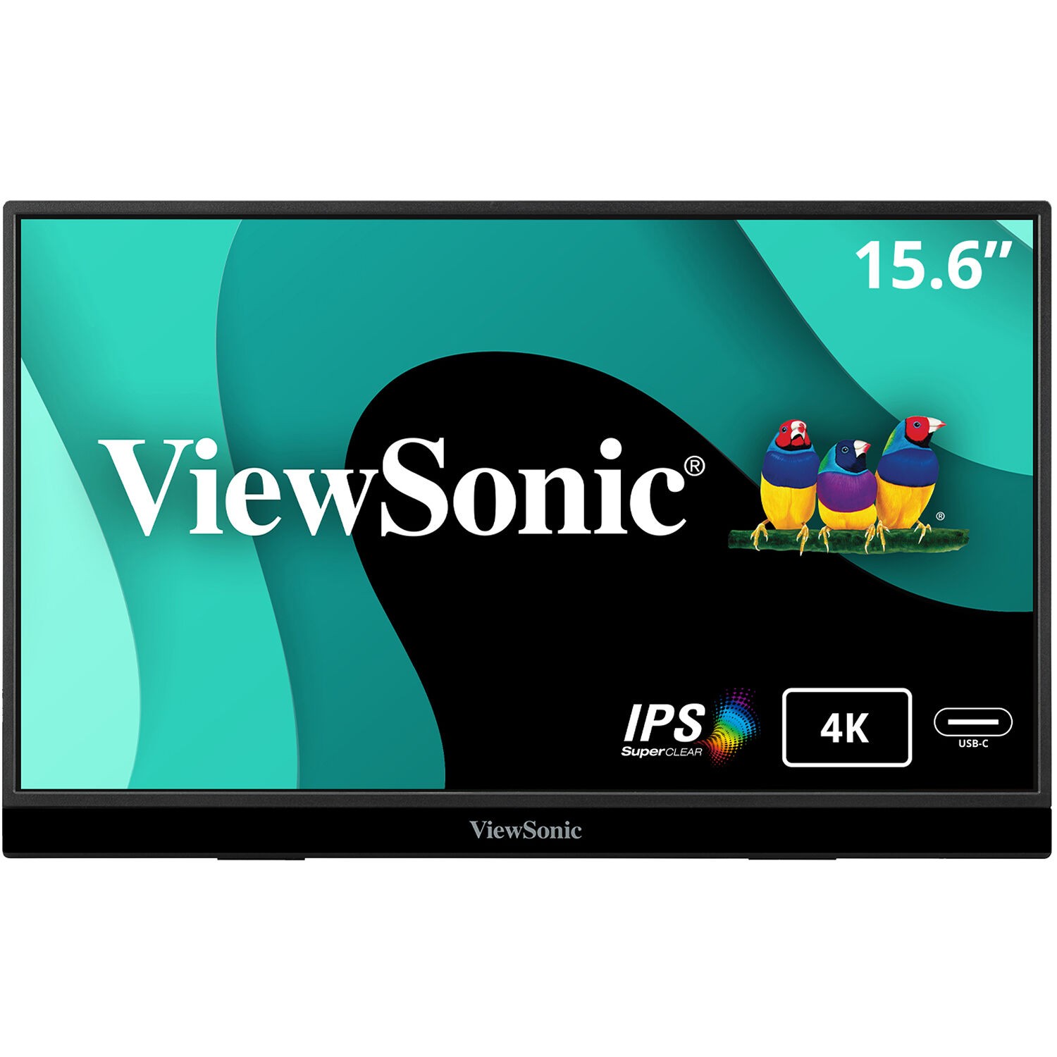 ViewSonic VX1655-4K-S 15.6" 4K UHD Portable IPS Monitor - Certified Refurbished