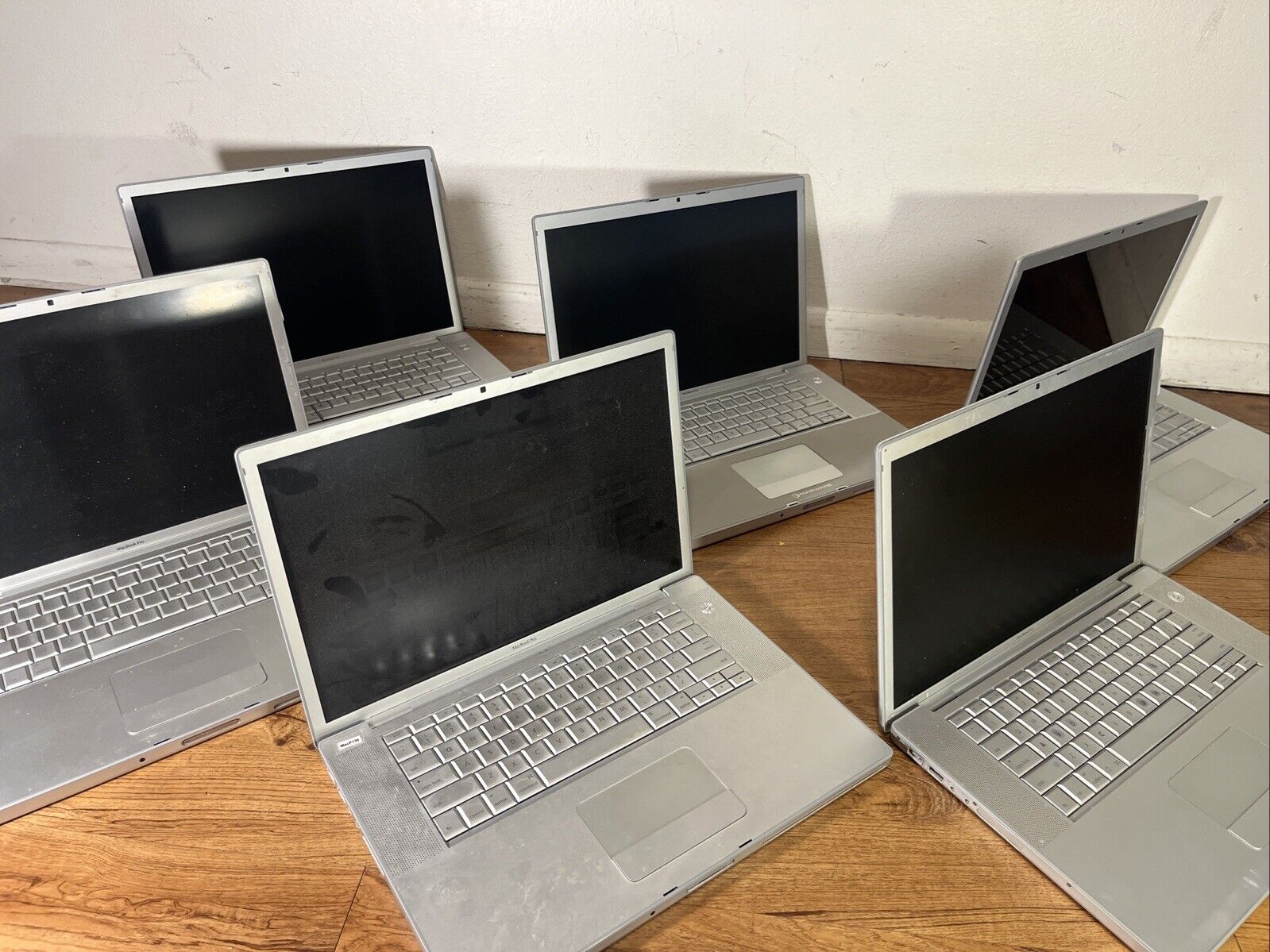 Lot Of 6 Apple MacBook Pro 2006 Silver Core 2 Duo A1260 A1211 A1150 Parts Read