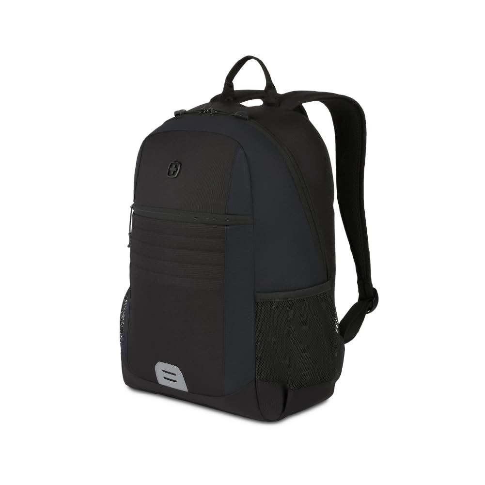 Swiss Gear Intro Laptop Backpack Black Laptop Bag 17.5"x12"x6" NWT