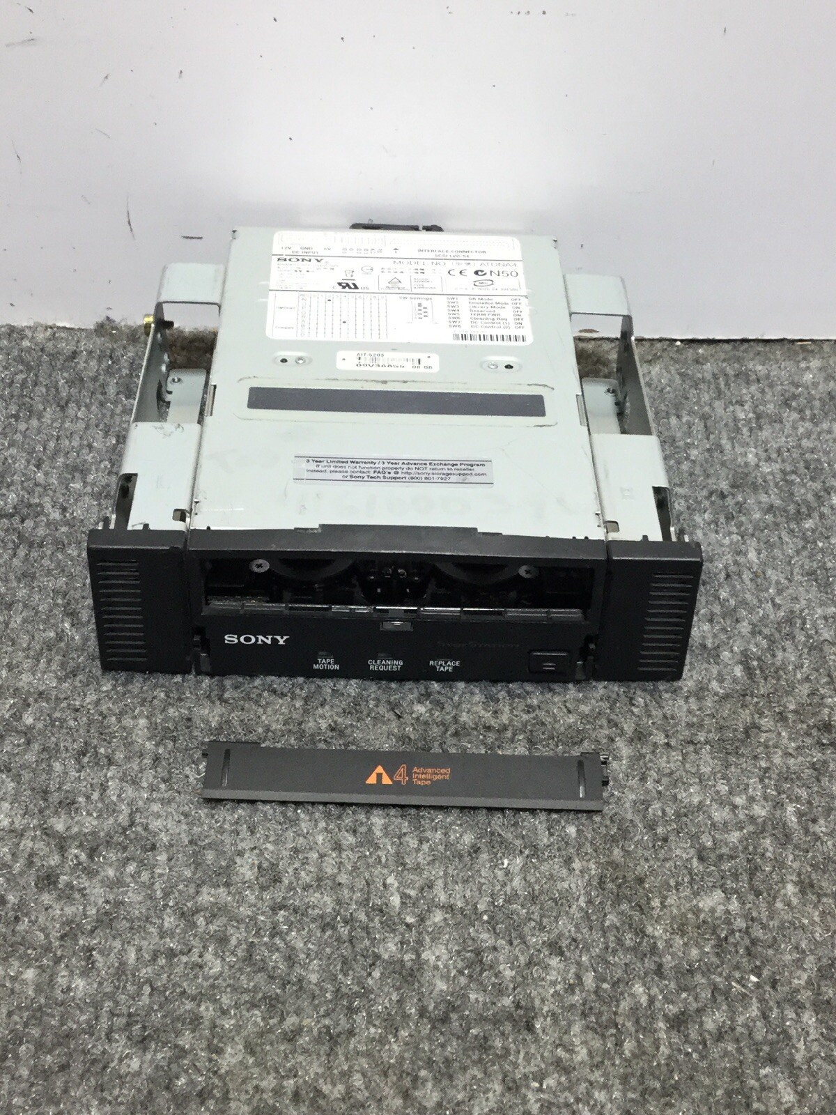 Sony  AITi520s ATDNA4 Advanced Intelligent Tape Drive *For parts*