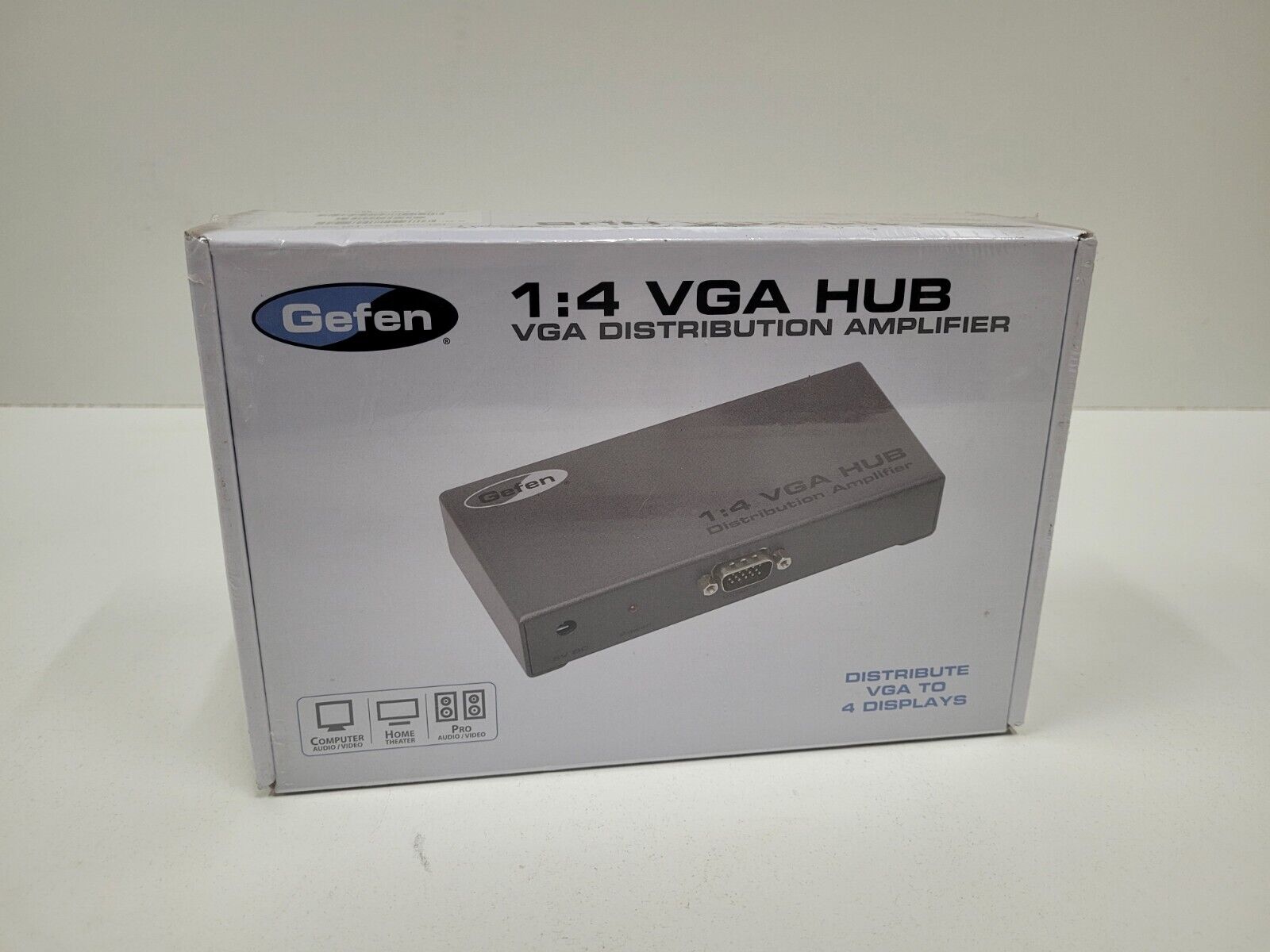 Gefen EXT-VGA-145-CO 1:4 VGA Hub Kit, VGA Distribution Amplifier NEW Sealed
