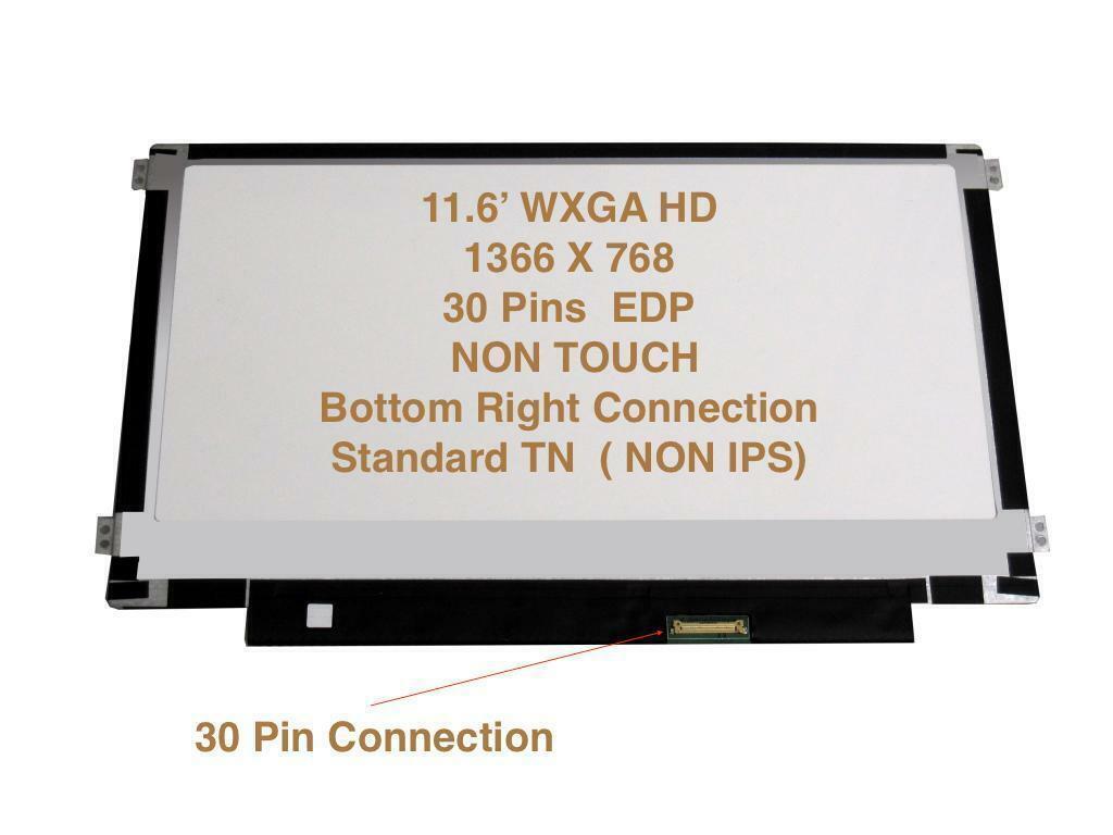 For HP CHROMEBOOK 11A-NA LED LCD screen 11A-NA0035NR 11A-NA0081CL 11.6"NON-TOUCH