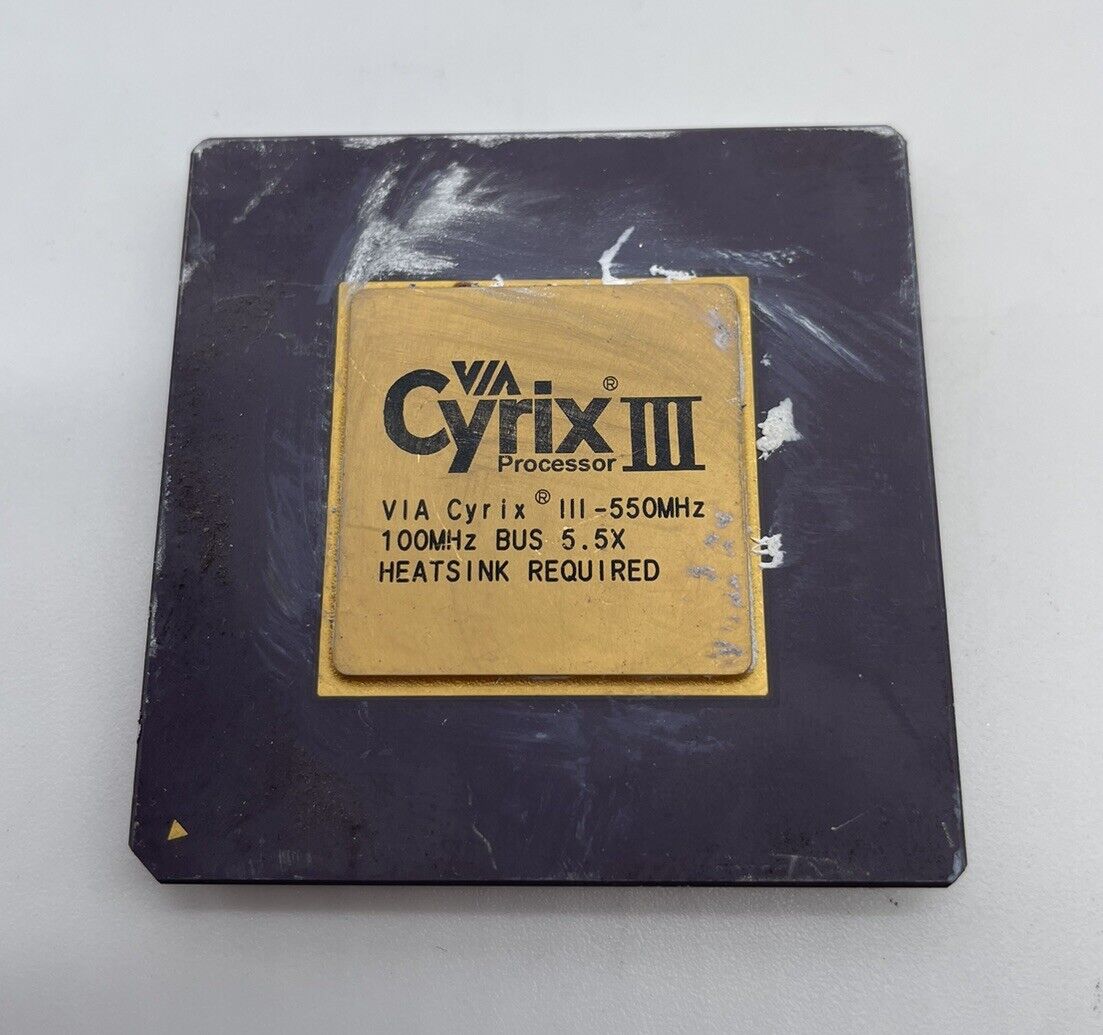 Cyrix III-550MHZ 1.9V CPU