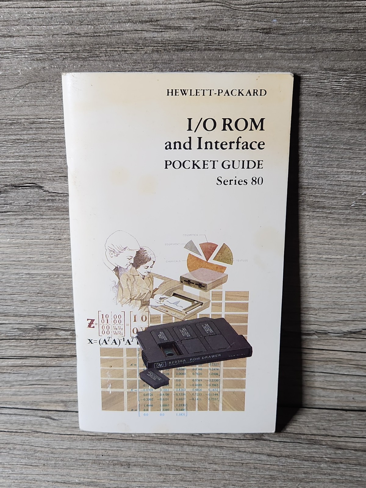 1982 Vtg HP Series 80 I/O ROM Interface Pocket Guide Rare Calculator Manual HTF
