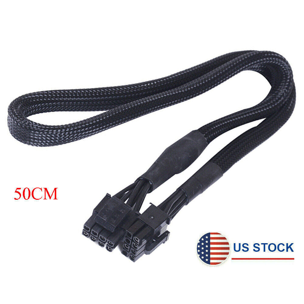 For Corsair RM550X RM650X 750X 850X 1000X 8pin to 4+4 Pin CPU Power Supply Cable