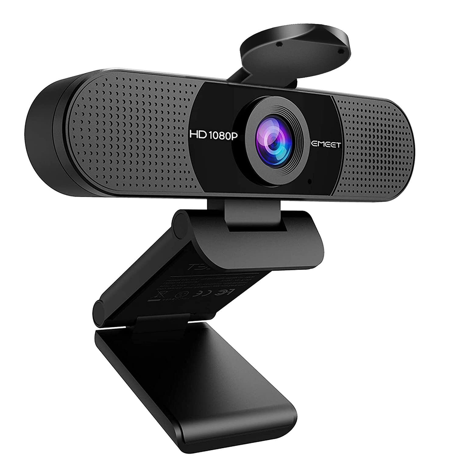 EMEET Nova HD With 2 Microphone Webcam Noise-Cancelling Black -UK