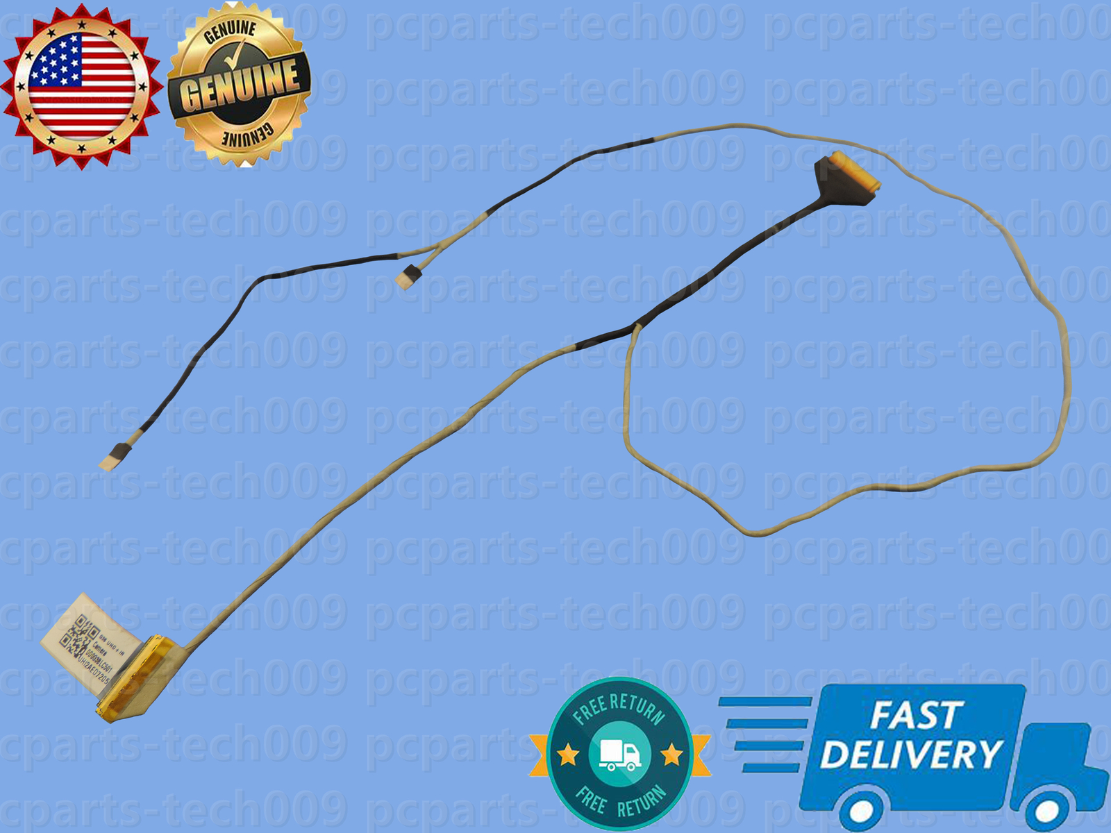 Genuine LVDS LCD LED Video Display Screen Cable For HP DD0G3BLC501 UHD 40pin