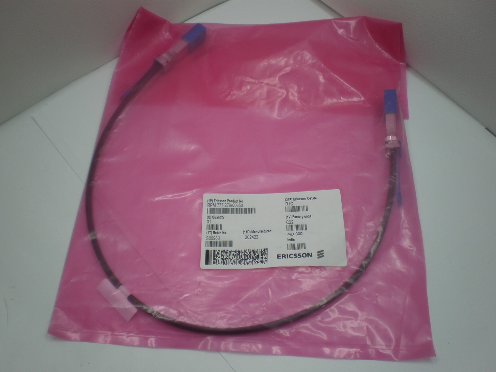 ERICSSON RPM777 279/00650 / RPM77727900650 CABLE