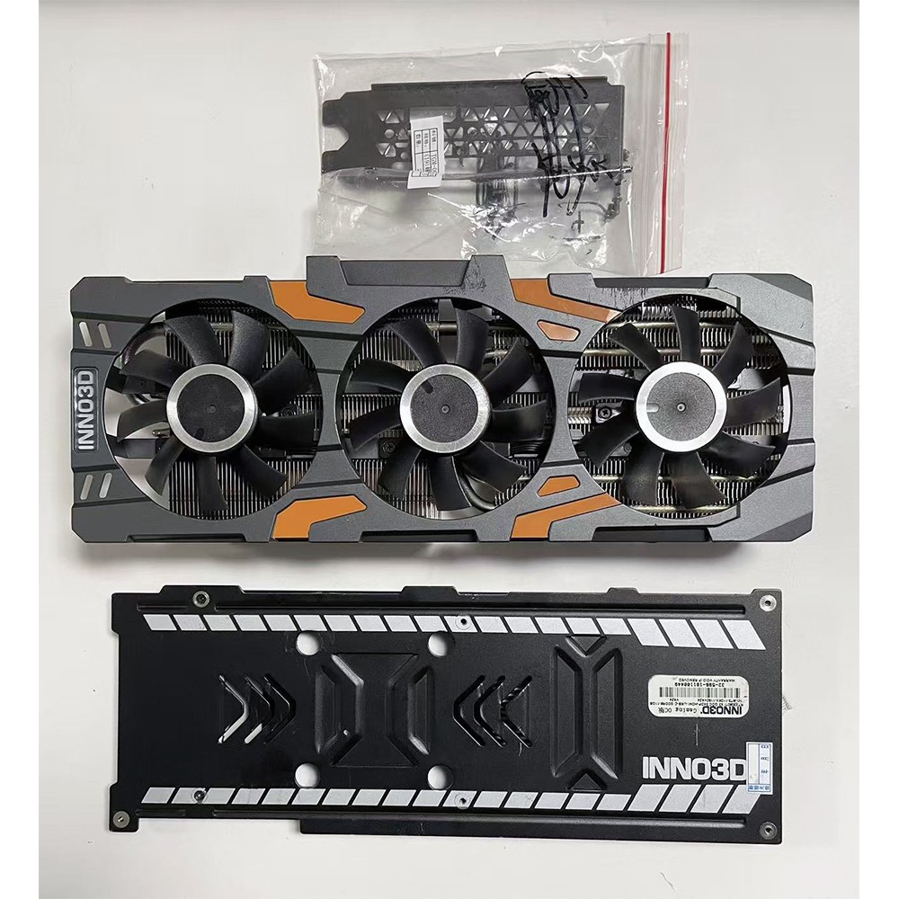 For INNO3D RTX2080Ti 3X Graphics Card Heatsink with Backplane DHL