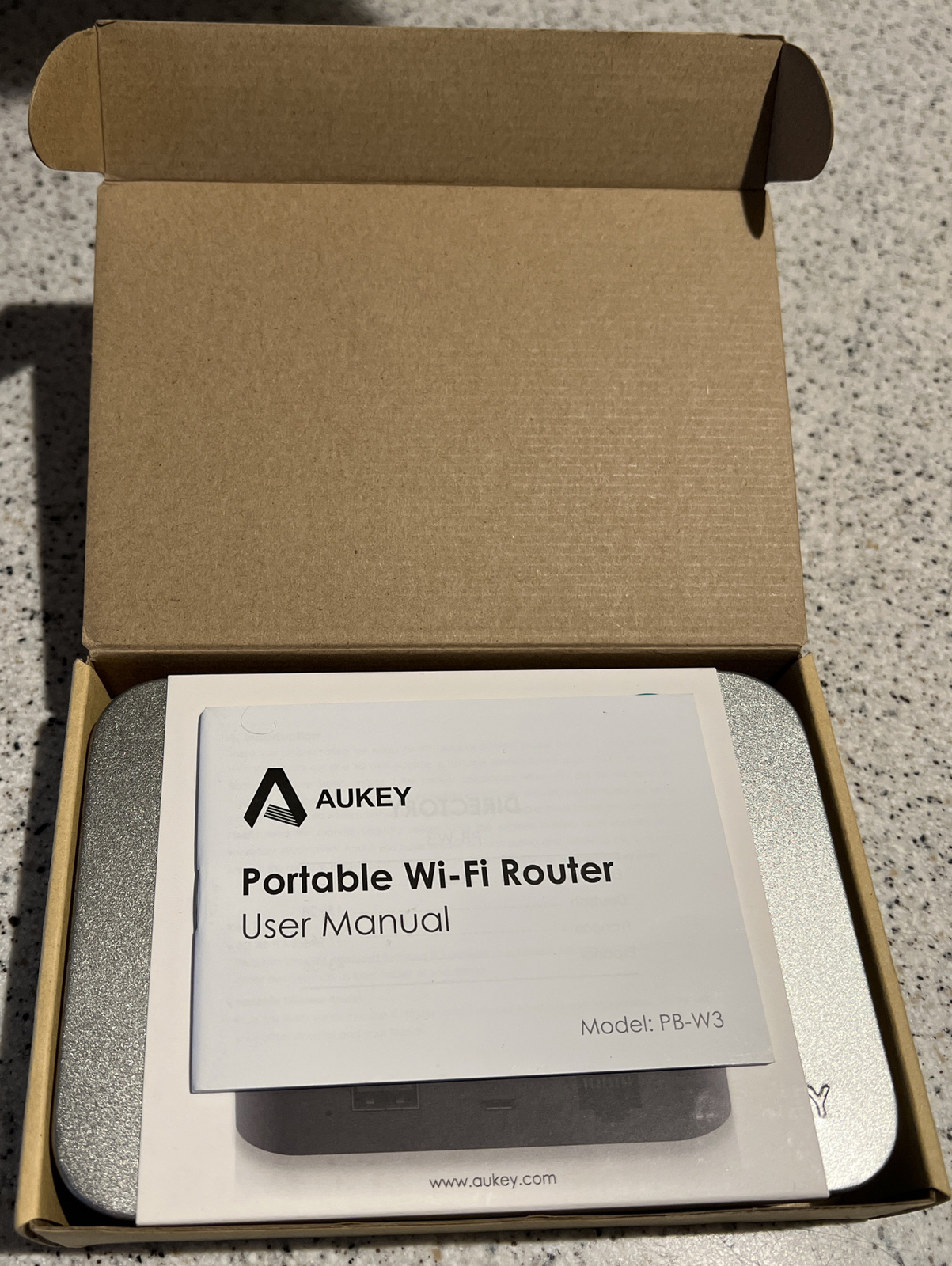 Wireless Router Portable Aukey 3G Model PB-W3 New Sim Card Supported RJ45 Port