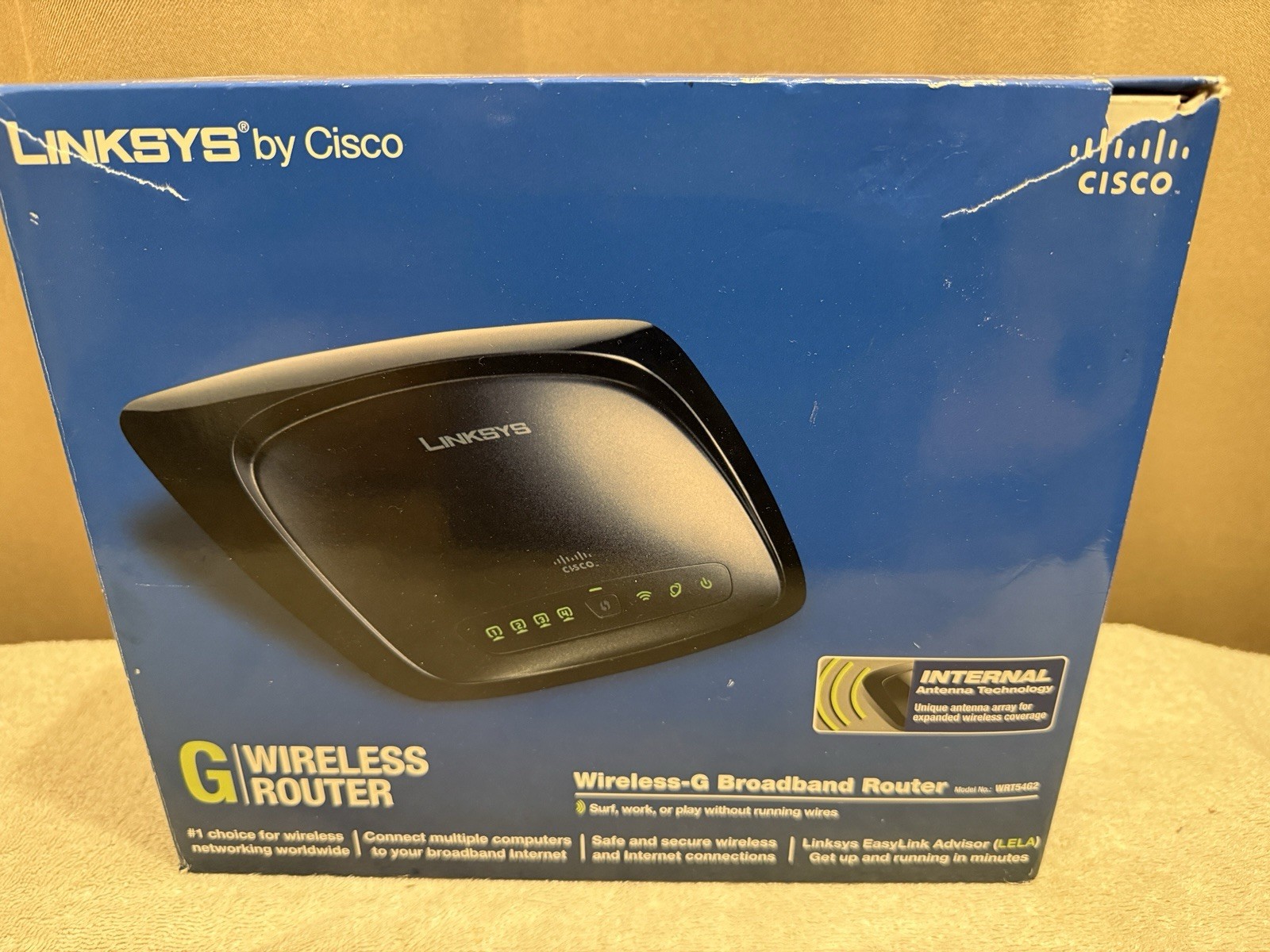 LINKSYS by Cisco Wireless G Broadband Router WRT54G2 