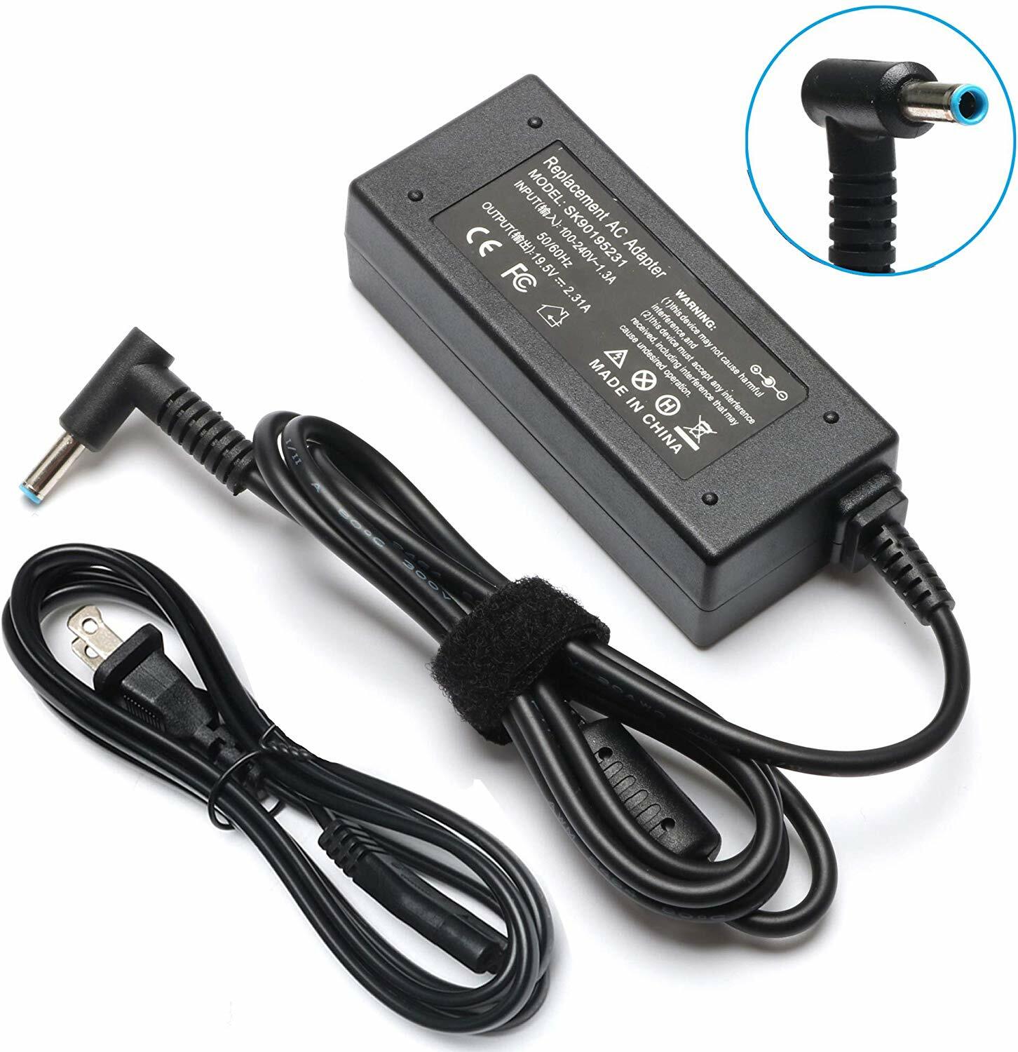 45W AC Adapter for HP 14 14-cf1011ds 14-cf1013ds 14-cf1015cl 14-cf1020od Charger