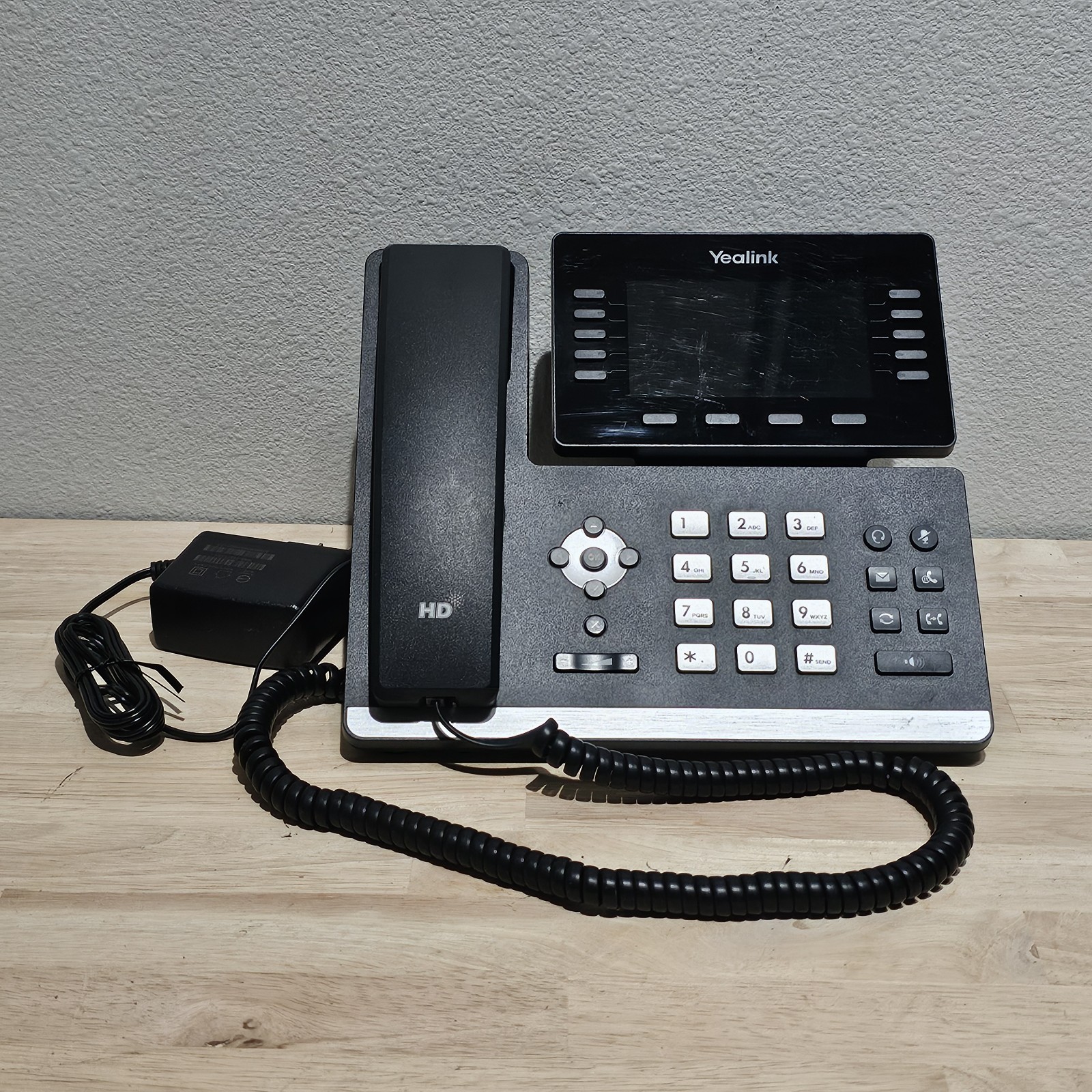 Yealink SIP-T54W 16-Line Color Display Business VoIP Phone Bluetooth Wi-Fi PoE 
