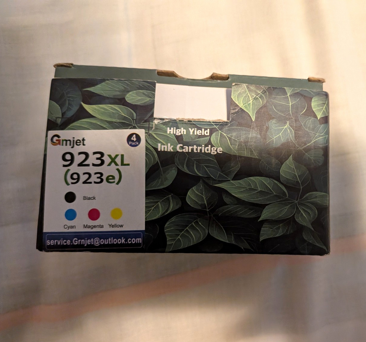 Gmjet 923XL (923e) Compatible High Yield Ink 4-Pack BK/C/M/Y for HP -Remanufacte