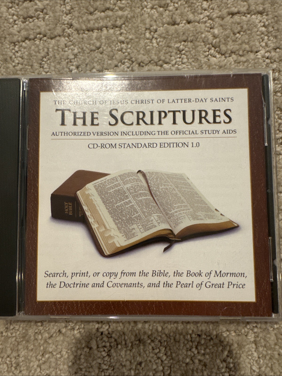 The Scriptures CD-ROM Standard Edition 1.0 LDS Bible Book of Mormon PC Software